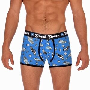 GINCH Gonch Patrol Statement Graphic Underwear Trunk Briefs Police Handcuffs NIP